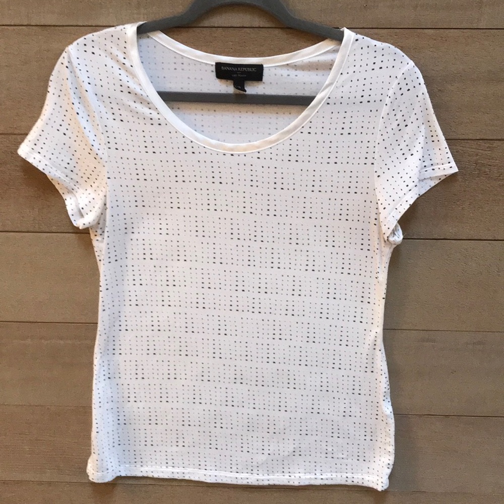 Banana Republic Luxe Touch Tee Sz Medium